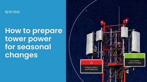 Prepare a tower power review around local seasonal expectations, present site load and the evidence behind backup assumptions.