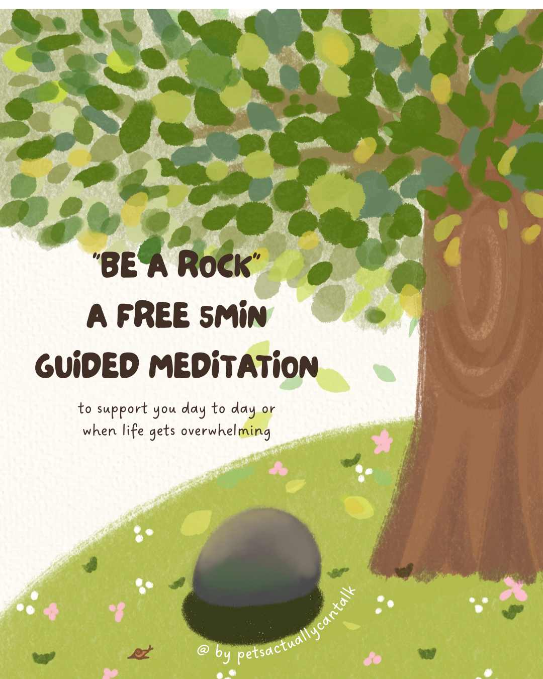 "Be a rock" 5-min Guided Meditation