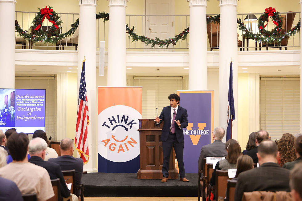6th Annual UVA Student Oratory Competition