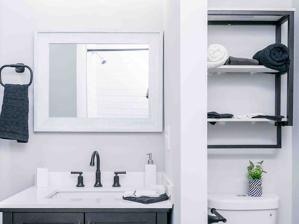 Staged Bathroom