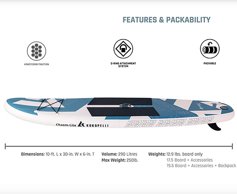 Kokopelli Chasm Lite SUP | Packraft