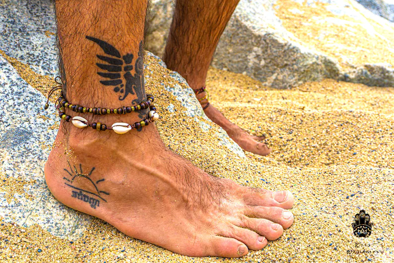 Unisex Beaded Anklet