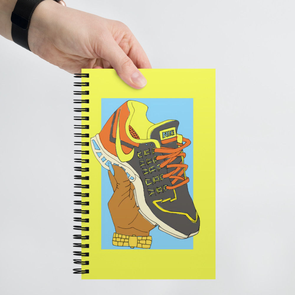 Nike "HANDS" Illustration - Spiral Notebook