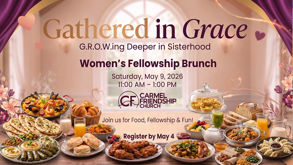 Women's Fellowship: Gathered in Grace