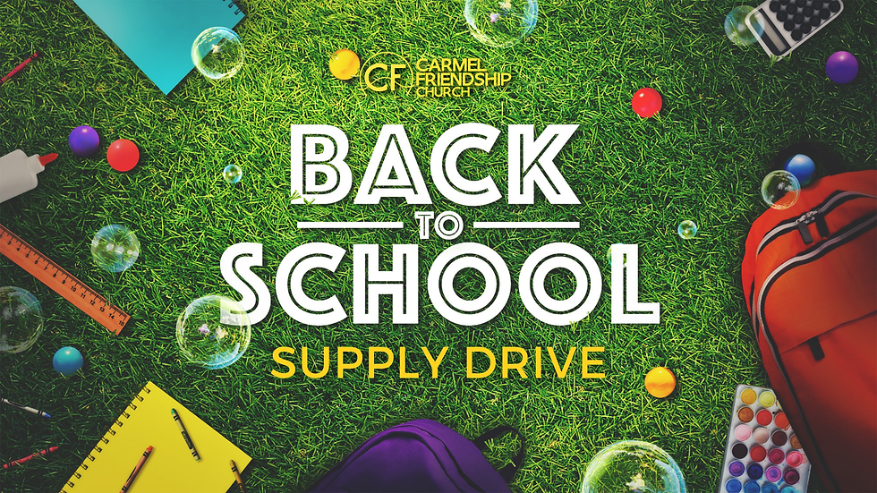 Back-to-School Supply Drive