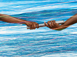 Singing Psalm 144 to pass the baton