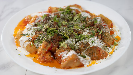 Eggplant with Naan
