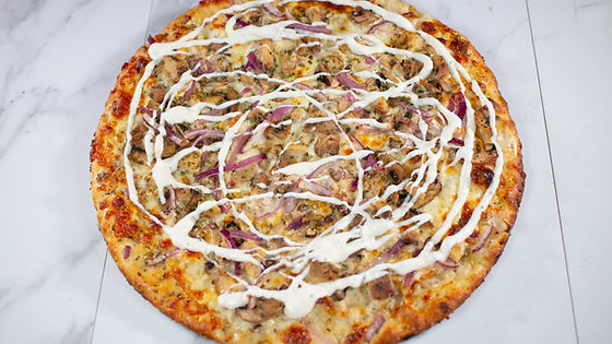 1. Creamy Chicken (3 toppings)