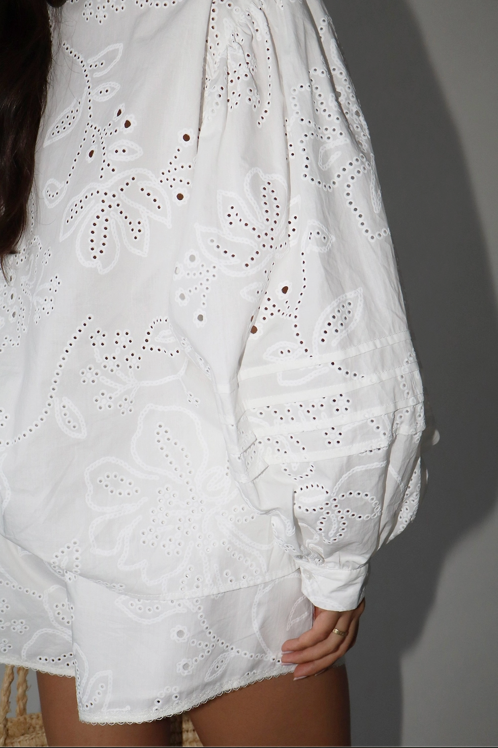 Thumbnail: Eyelet Cotton Blouse