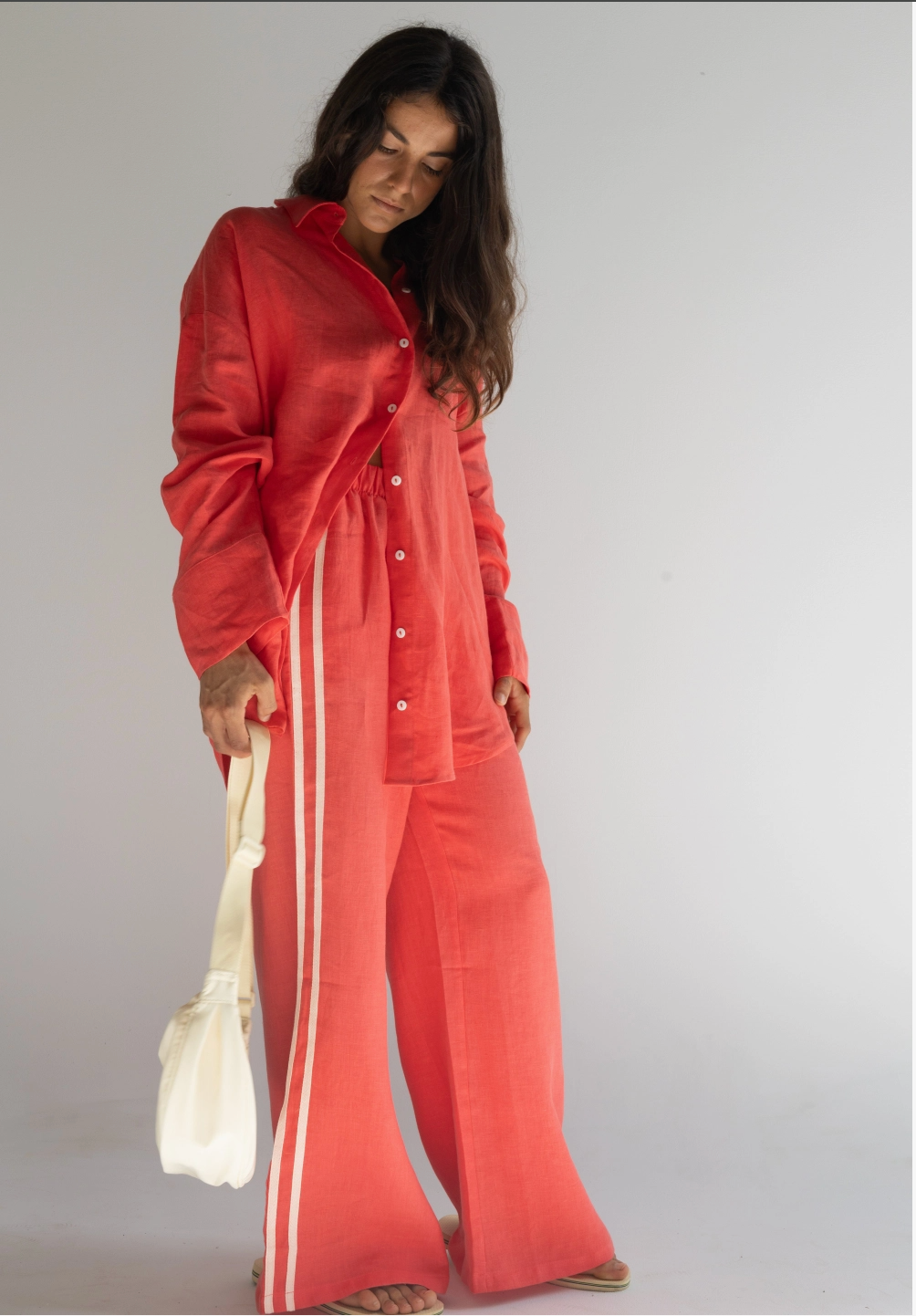 Watermelon Linen Pants