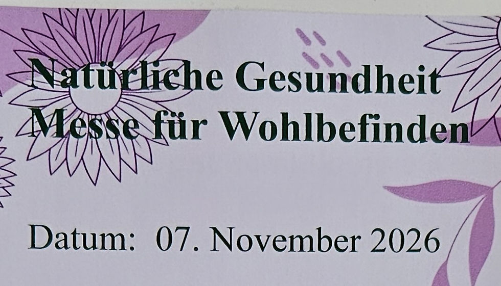 Messe für natürliche Gesundheit
