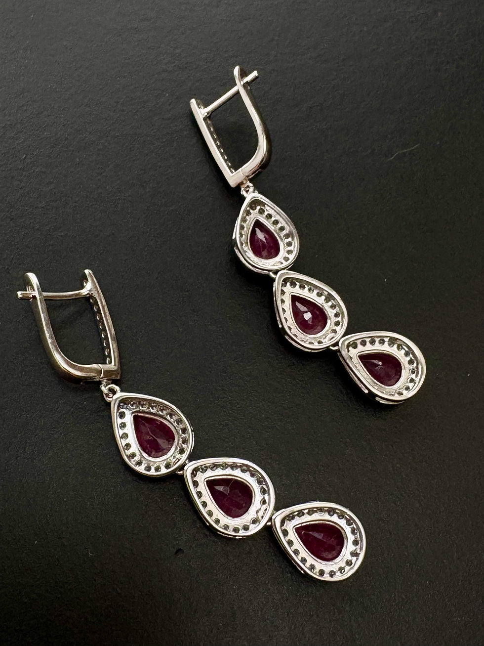 Miniature : Paire de pendants d’oreilles en chute 
