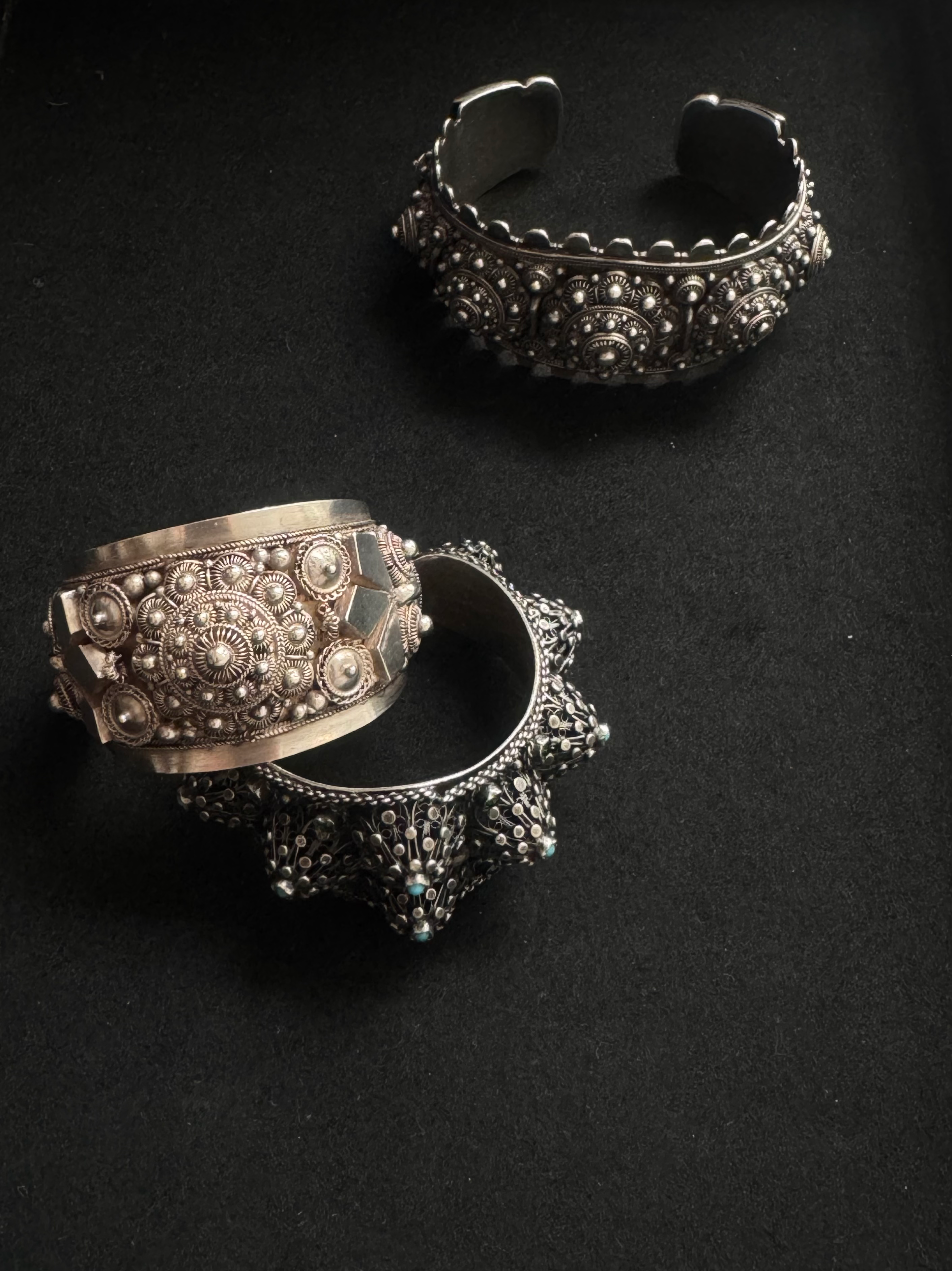 Filigree dome bracelets