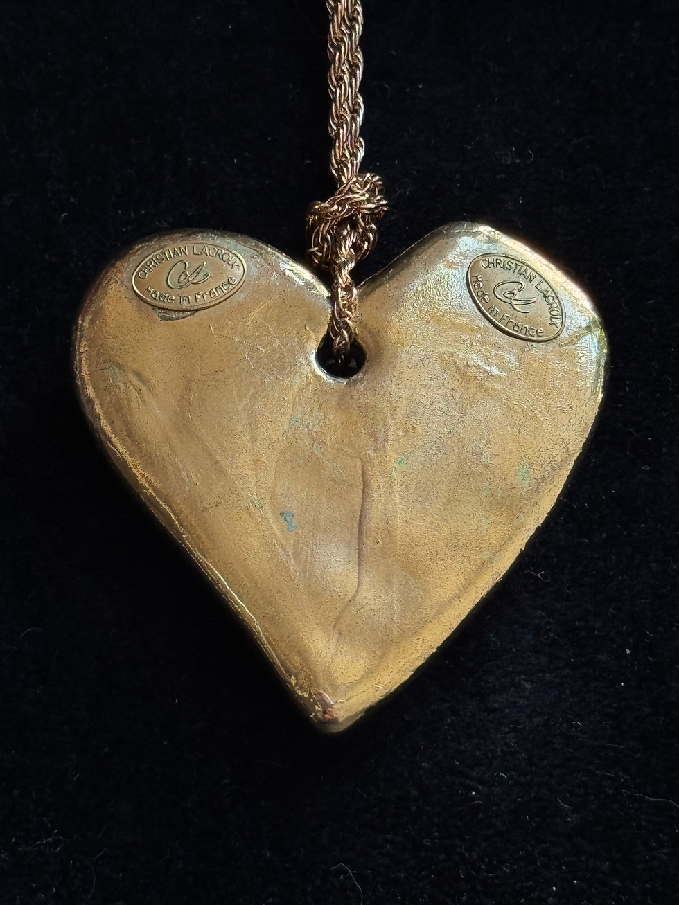 Thumbnail: Christian Lacroix, flaming heart pendant