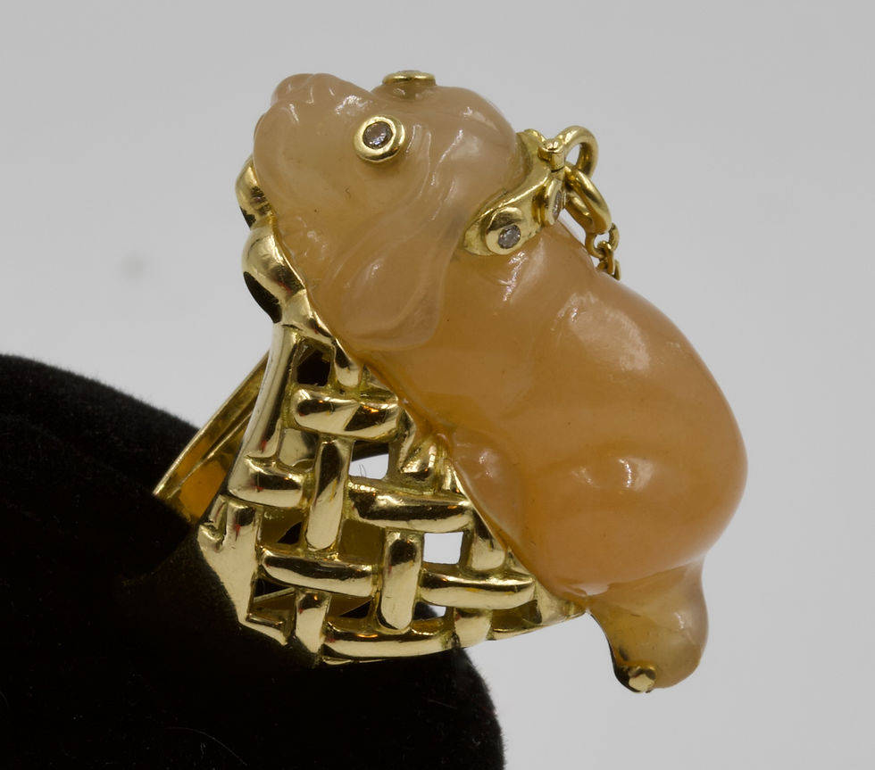 Thumbnail: Eva Segoura, ring «  cocker baby « 