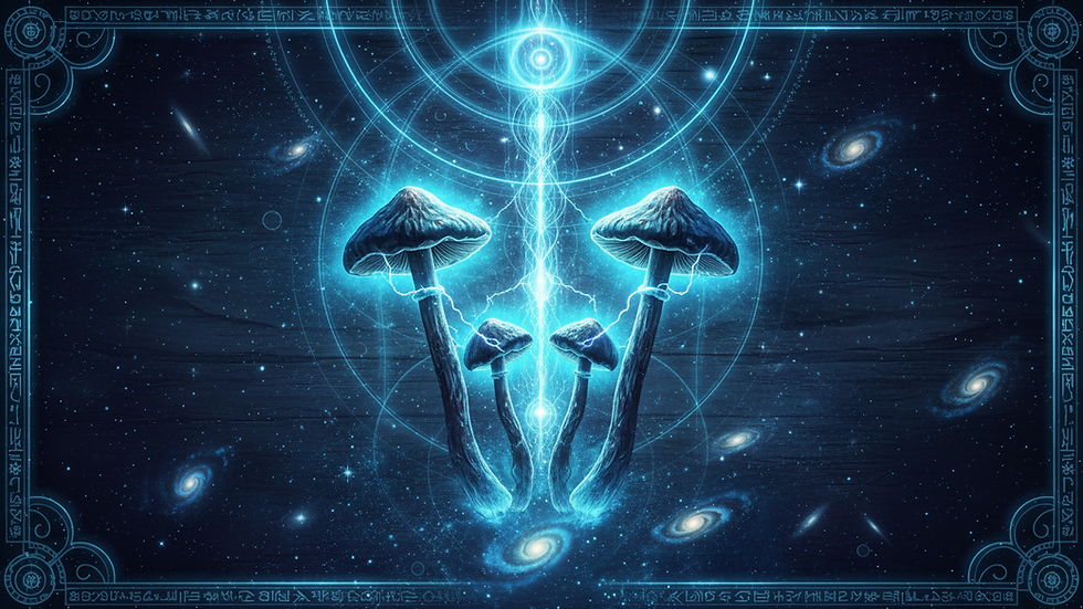 Close-up view of dried psilocybin mushrooms on a wooden surface