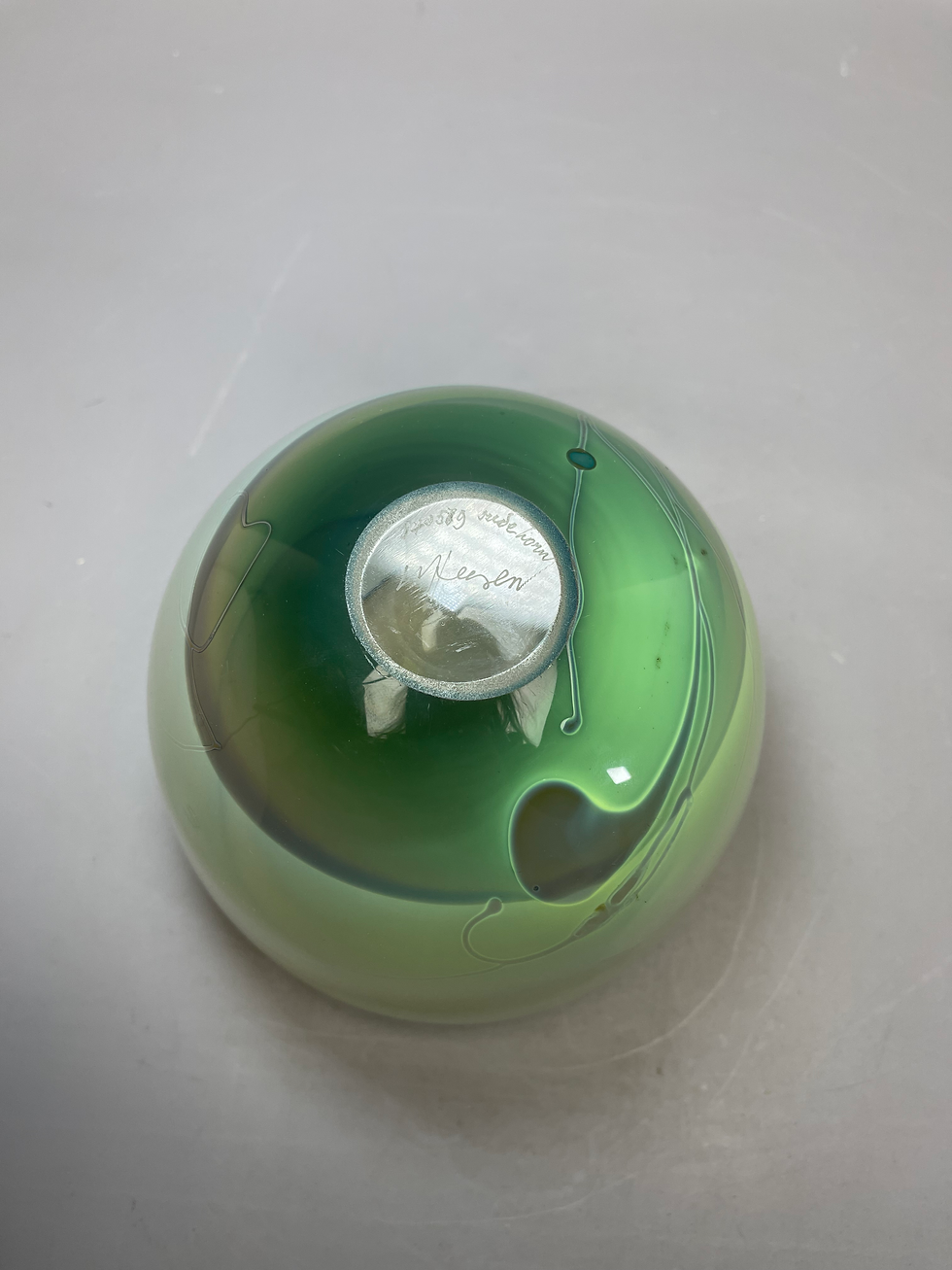 Thumbnail: Groene vaas van Willem Heesen