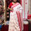 Thumbnail: Red & White Weaving Cotton Blend Saree with Buta