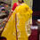 Thumbnail: Alpona Painting Cotton Handwoven Saree Yellow