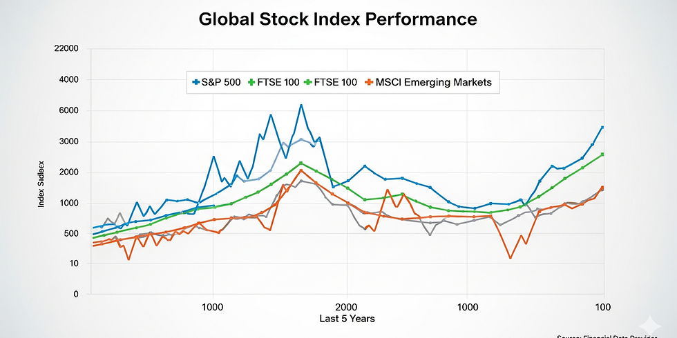 Comparison of global financial markets performance in 2024