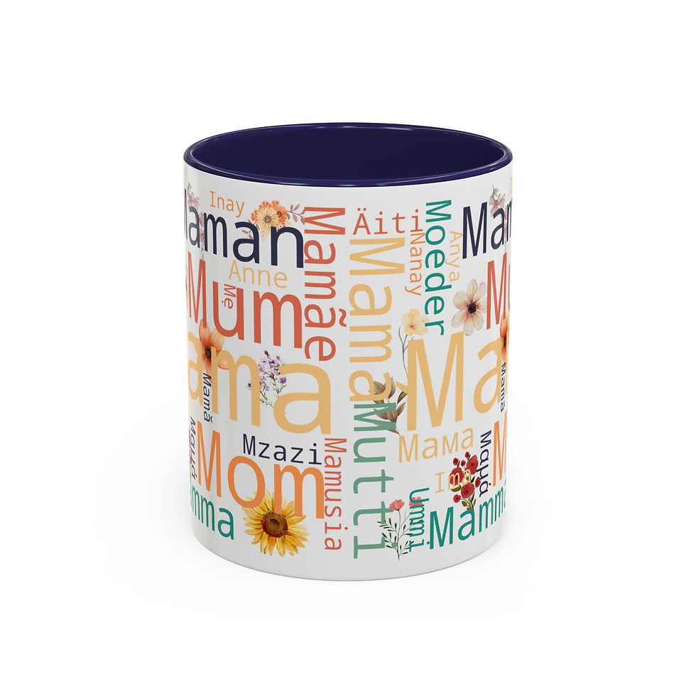 Thumbnail: We Love Moms Around the World Accent Coffee Mug (11, 15oz) (8 colors)