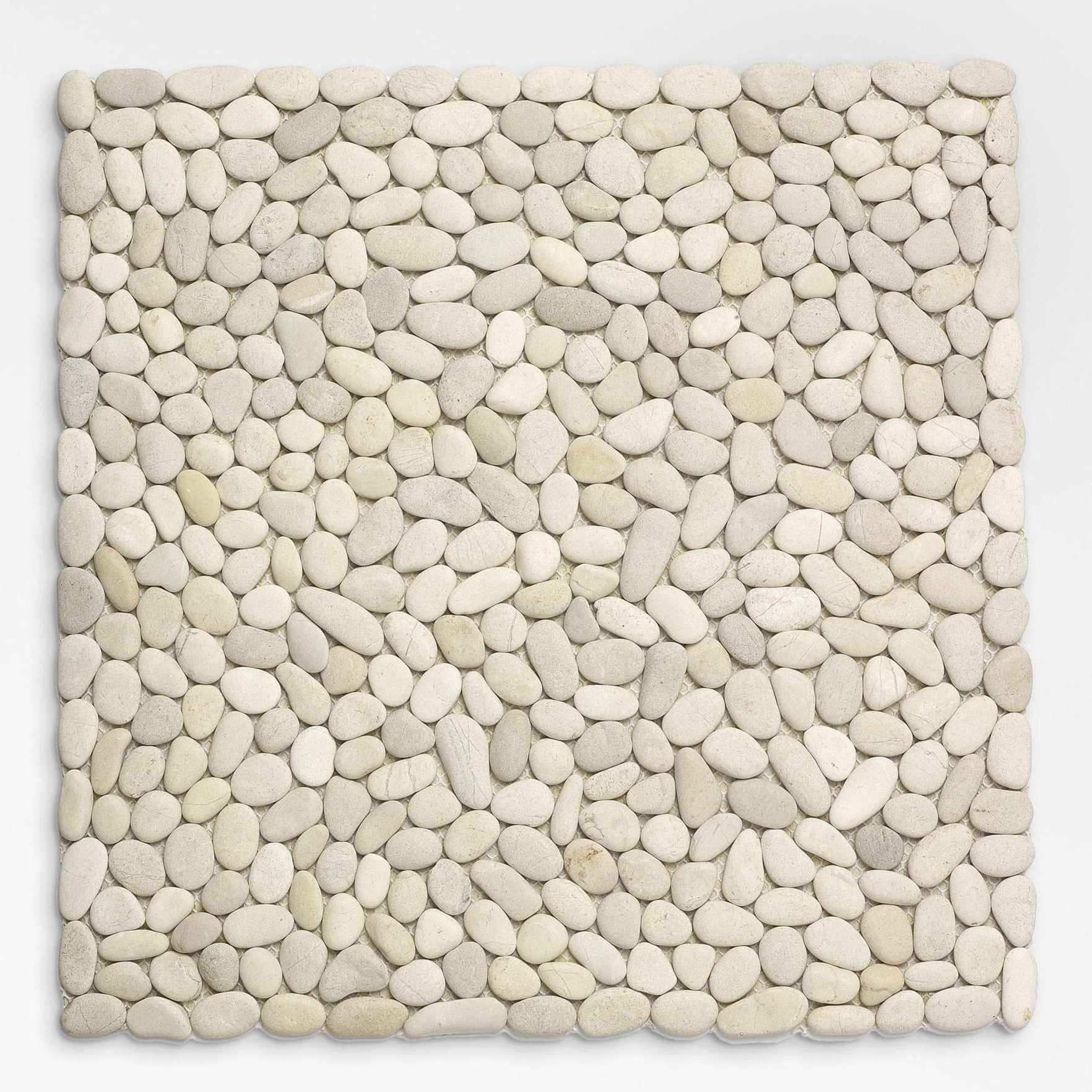 TXT Beachstone Placemat 15x15in White