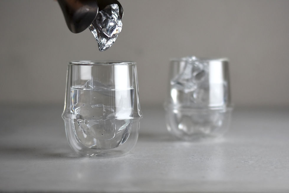 Thumbnail: KINTO KRONOS double wall iced tea glass 350ml | 12oz