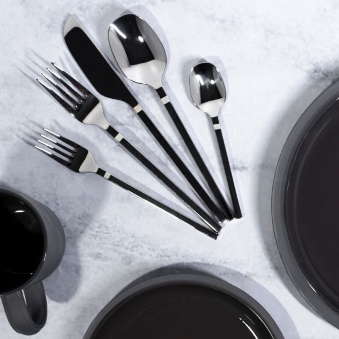 BOMSHBEE Chime Flatware 5 Pc Set - Shiny