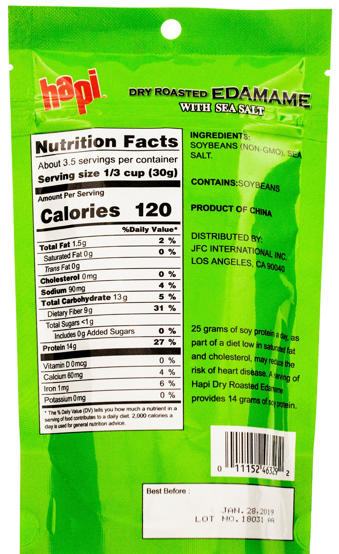 Hapi Dry Roasted Edamame WabiSabiJapanLiving