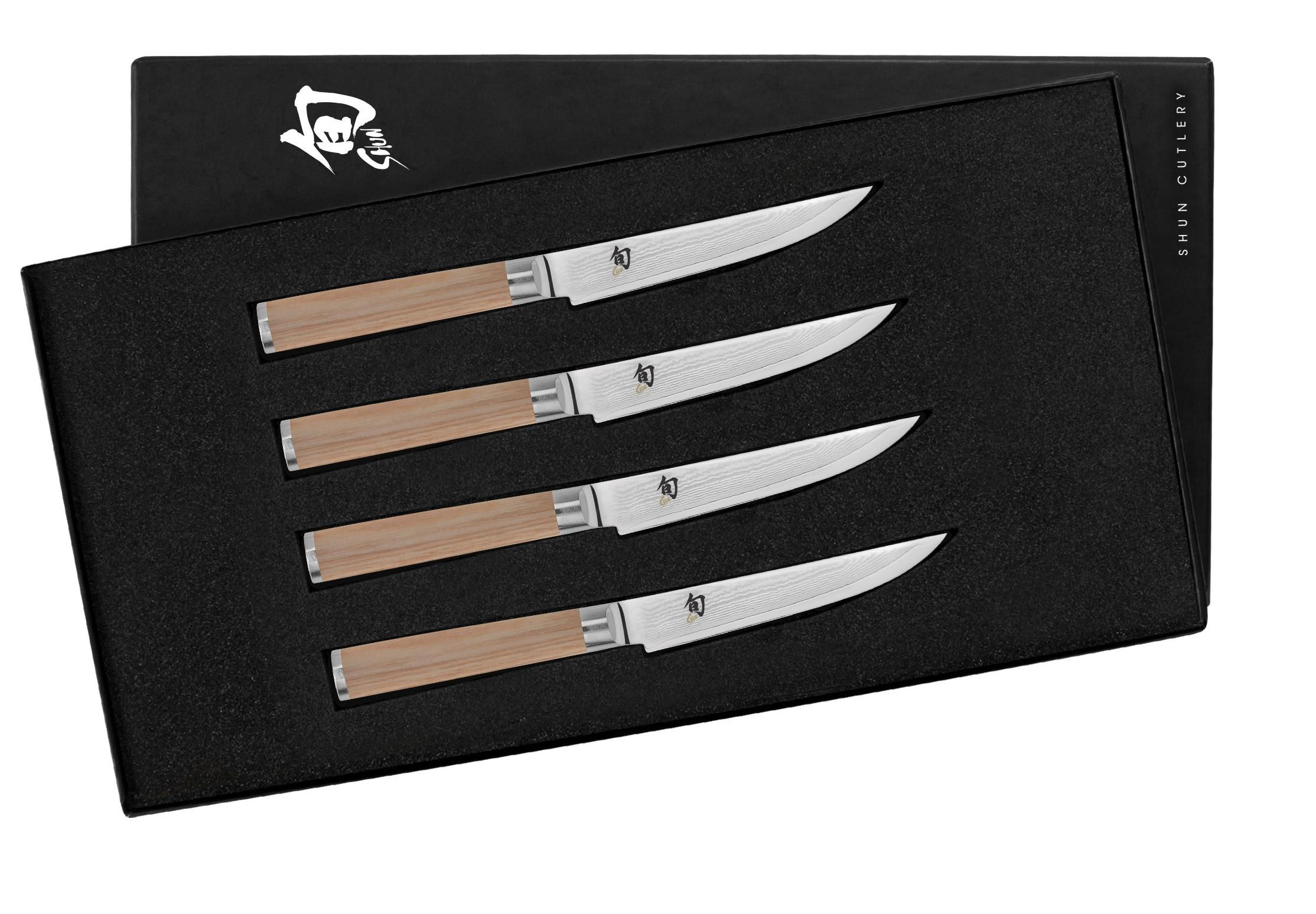 Shun Classic Blonde 4 Pc Steak Knife Set