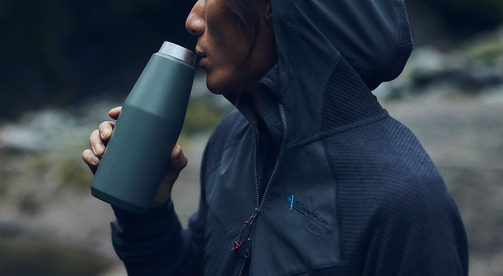 Thumbnail: KINTO TRAIL TUMBLER 1080ml | 36.5oz ash green