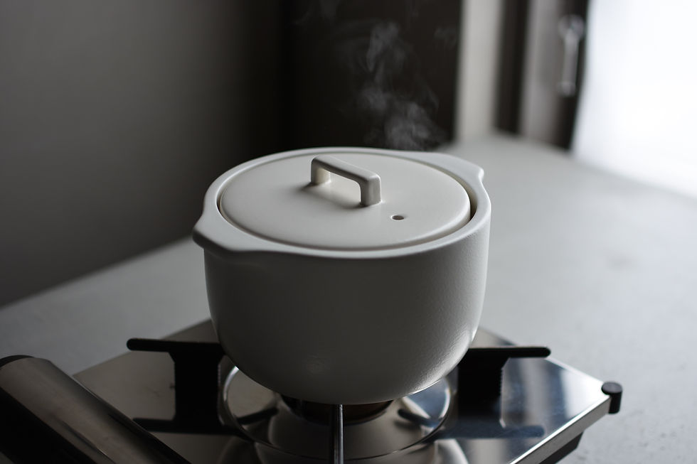 Thumbnail: KINTO KAKOMI rice cooker 1.2L | 40.6oz white