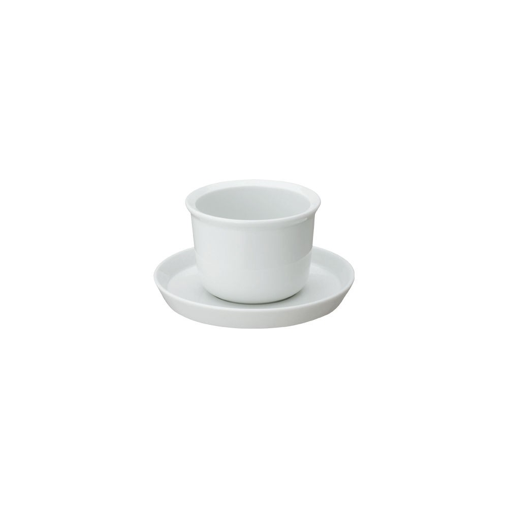 KINTO LEAVES TO TEA cup & saucer 160ml | 5oz white