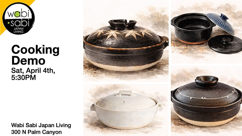 Japanese Cooking Demonstration - Sat, April 4 at 5:30PM