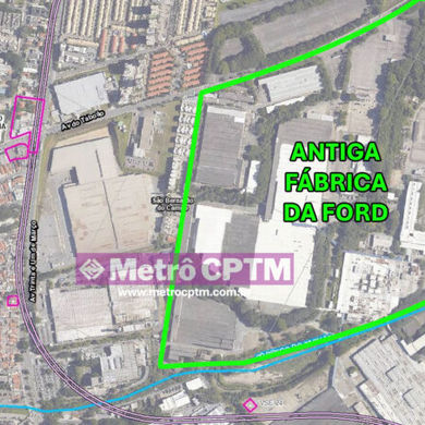 Terreno da antiga Ford em São Bernardo entra no radar da Linha 20-Rosa do Metrô