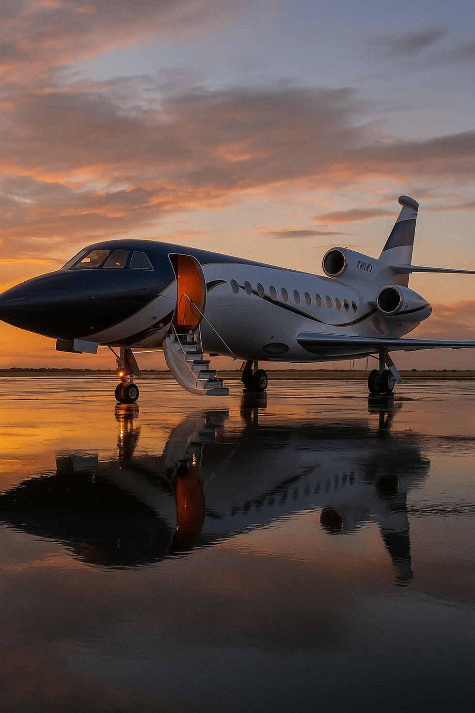 20250811_1441_Dawn Jet Reflection_remix_01k2d6vss2earbzeh2cbbyshyr