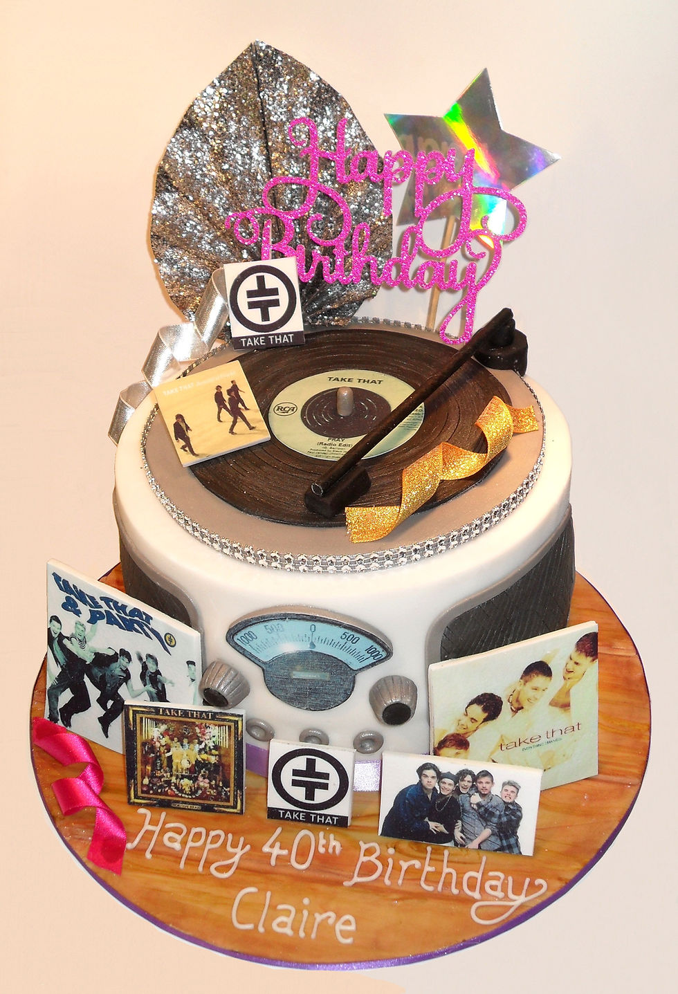 Thumbnail: Record Player Music Cake Any Artist/Band