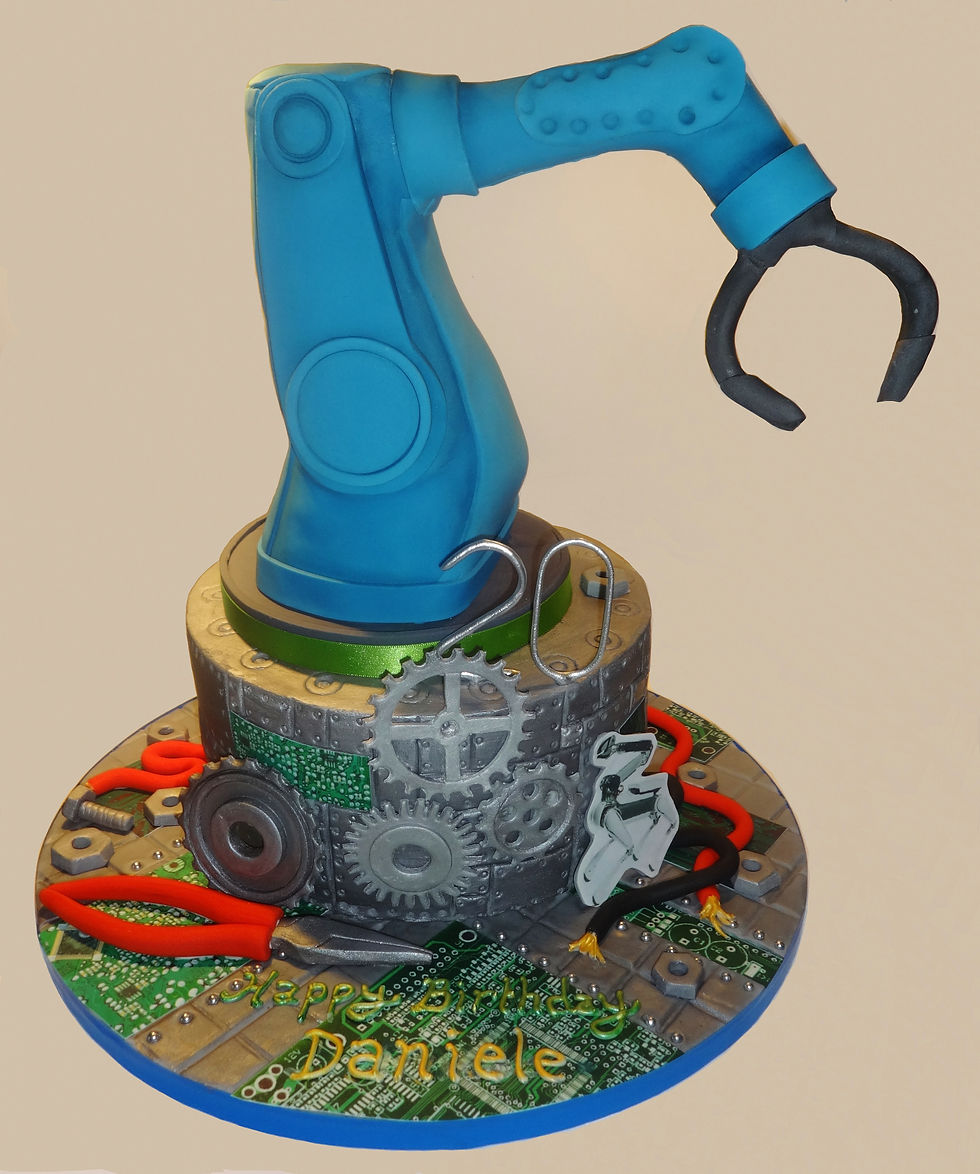 Robotics Engineering Robot arm cake Sheffield