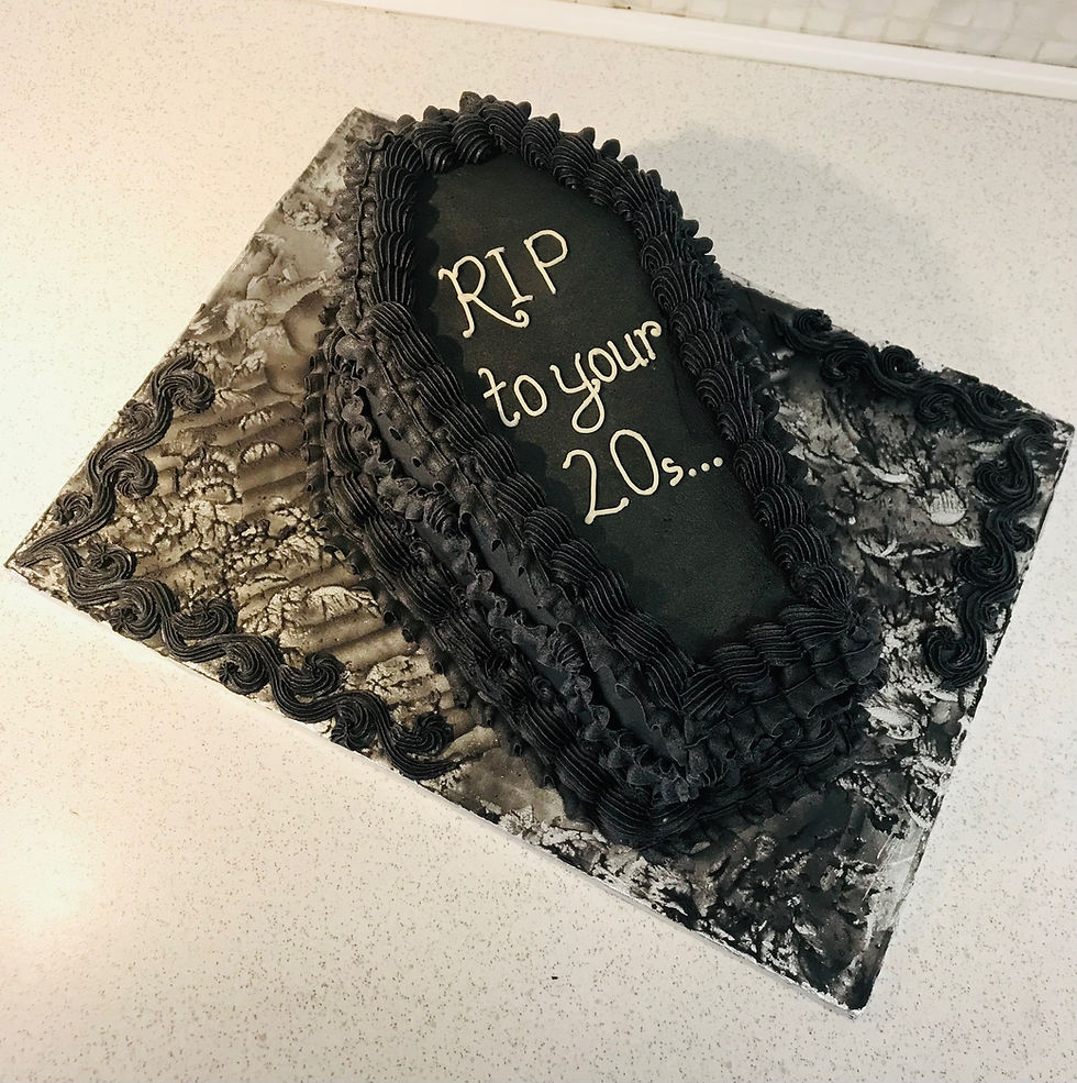 Thumbnail: Gothic RIP to your 20s 30s 40s Coffin Cak