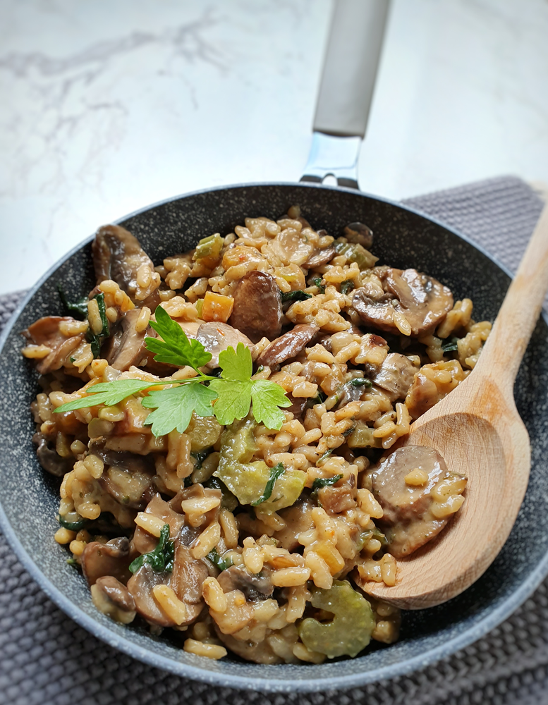 Butternut Risotto Mit Champignons - Rezepte Suchen