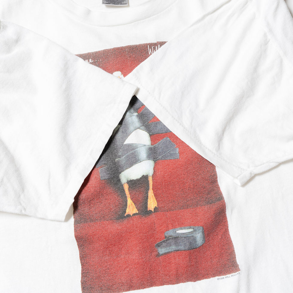 サムネイル： Will Bullas 'Duck Tape' vintage art T-shirt