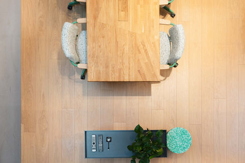 Rewo Heltre møtebord i 40mm Eik