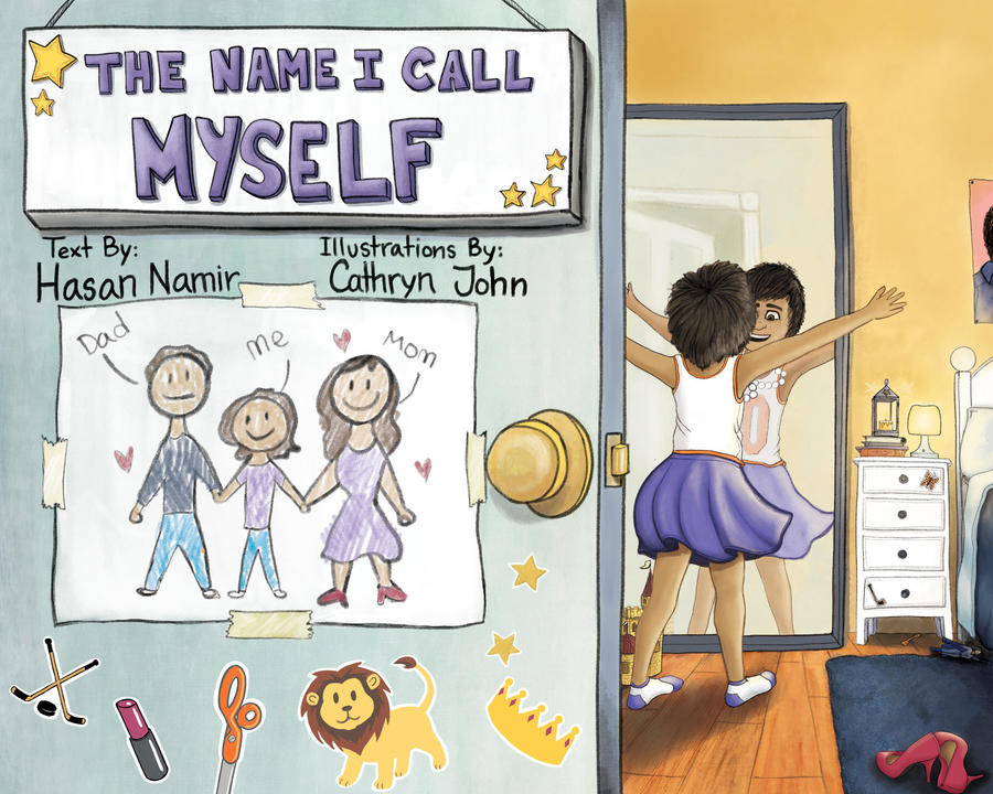 Photograph of the children’s book The Name I Call Myself