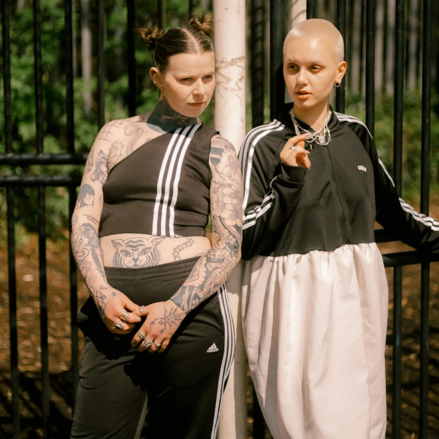 Reworked Adidas one shoulder top , S/M/L