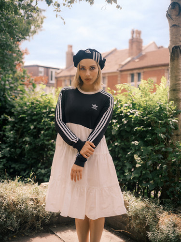 navy blue dress for baby girl Dress adidas Originals Adicolor Classics Tight Summer Dress Black (HC2039)