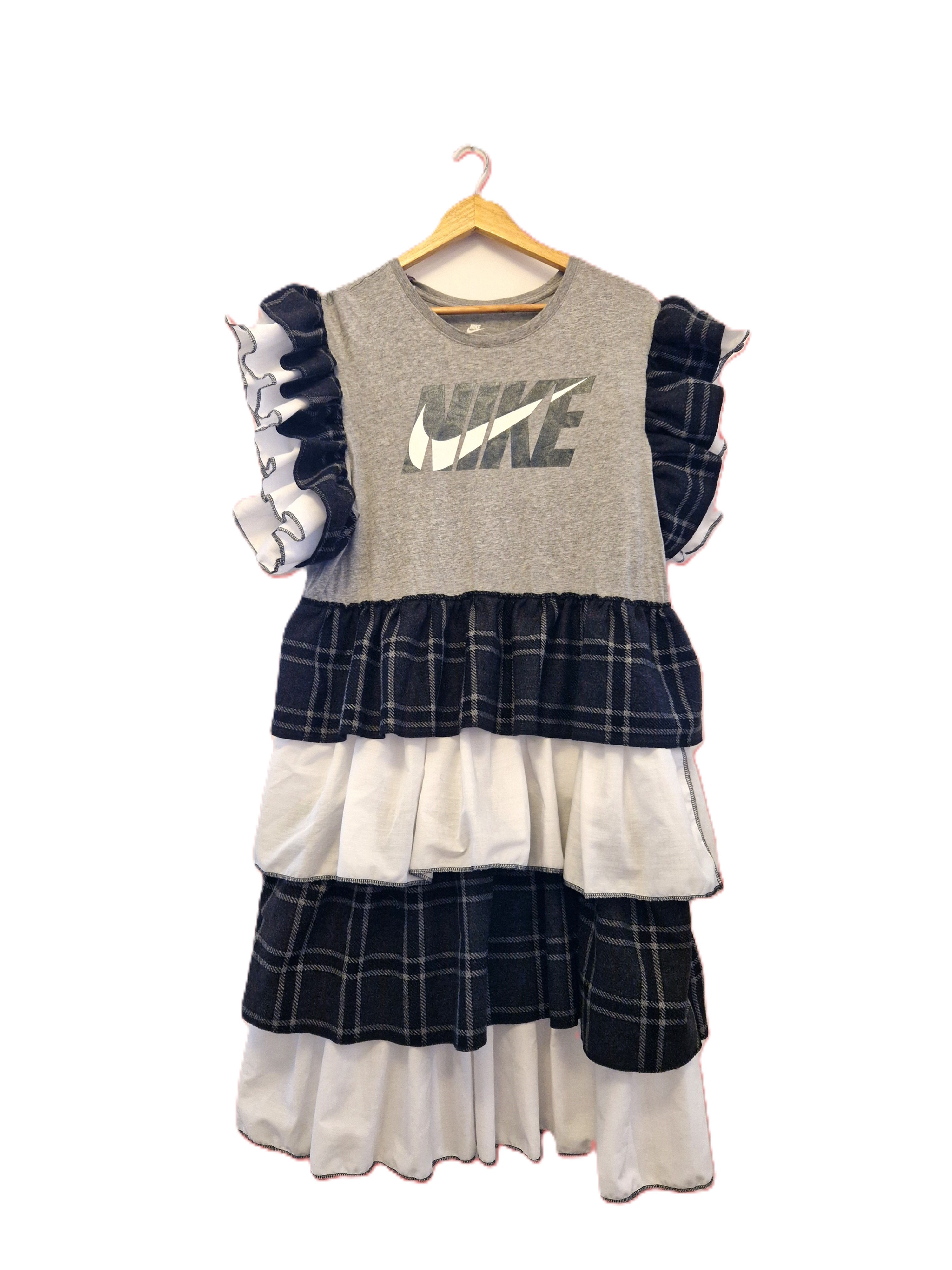 Nike Tartan frill seeker dress
