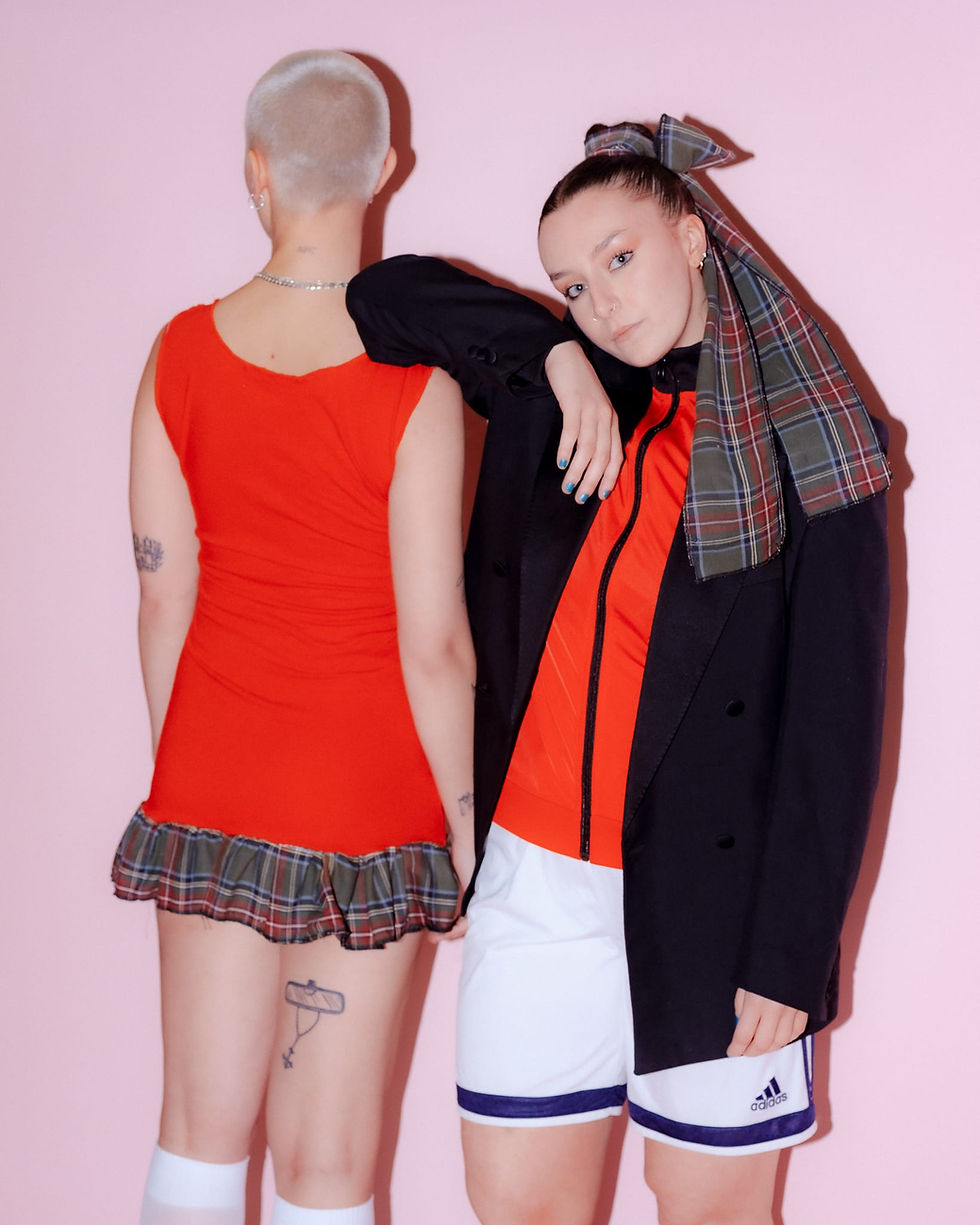 Thumbnail: Vintage Y2K Red and black Adidas track jacket