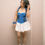 Thumbnail: Blue Nike frill bubble dress