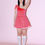 Thumbnail: Reworked hot pink frilly prom mini dress