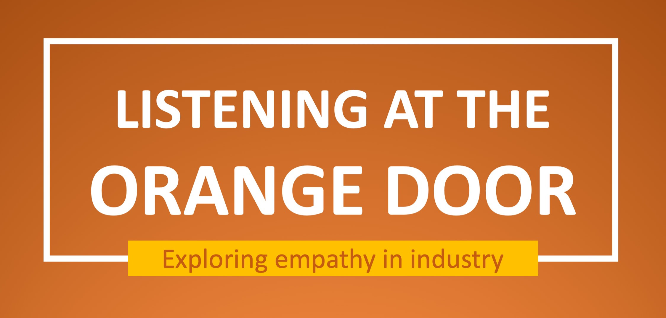 Post Empathy First Post Empathy First